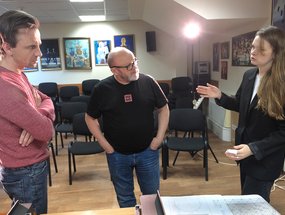 Завтрак у предводителя. Приемка макетов.